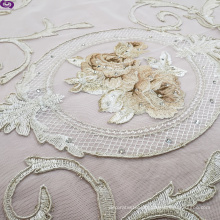 Turkey &Russia Designs  The best seller & European-style mesh embroidery fashion curtain fabric